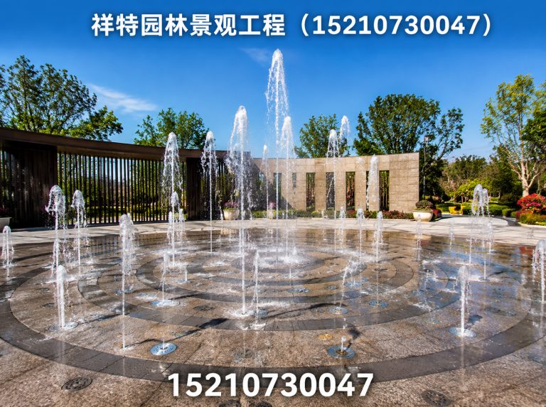 保定高新技术产业开发区音乐喷泉展示图